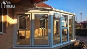 Terasz beépítés télikert